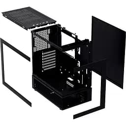 Корпус 1stPlayer Mi7-A-2F2R-1F2 Black [101546] - мініатюра 6