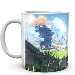 Кружка GeekLand Genshin Impact Геншин Импакт Ке Цин Сидит к нам спиной GN 02.498 330 мл белая