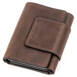 Кожаный портмоне Grande Pelle 7х10х1.5 см acs0014747