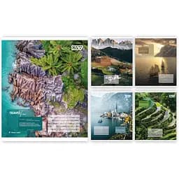 Зошит учнівський Yes Travel line упаковка 10 шт./48 лін. (768823)