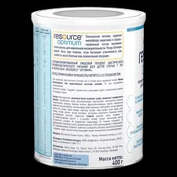 Суха молочна суміш Nestle Resource Optimum, 400 г - мініатюра 2
