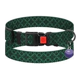 Нашийник для собак Барксі Urban патріотичний Вишиванка зелена