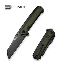 Ніж складаний Sencut Draxor S24035-2 зелений - чорне лезо - мініатюра 11