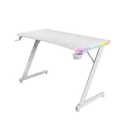 Trust Стіл GXT 709W LUMINUS, (120х74см), RGB, білий - мініатюра 9