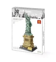 Конструктор Архітектура  Wange 3D  Статуя Свободи The Statue of Liberty  для дітей та дорослих 3Д 1409 деталей - мініатюра 2