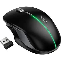 Миша ігрова Hoco GM40 Dixon RGB Dual-Mode (Rechargeable version) BT and 2.4G чорна