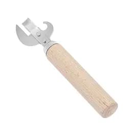 Открывачка открывалка открывашка нож консервный с деревянной ручкой 16 см, Kitchette 82081
