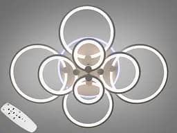 Светодиодная люстра смарт светильник с пультом, подсветкой, 175W