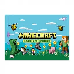 Зошит для малювання А4 Yes Minecraft girls 12 аркушів 8 шт. (130598) - мініатюра 2