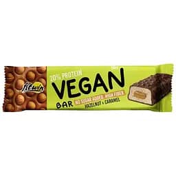 Протеїновий батончик FitWin Vegan Bar Hazelnut & Caramel 12x50 г