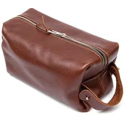 Чоловіча шкіряна косметичка GRANDE PELLE 21х11х9 см acs0018588 - мініатюра 2