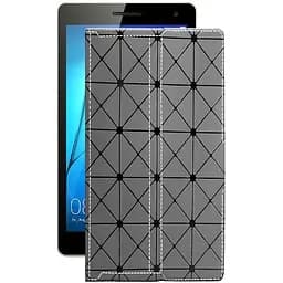 Чохол StatusCASE з екошкіри для планшету Huawei MediaPad T3 8.0 Сірий ромб