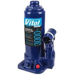 Домкрат гідравлічний телескопічний Vitol 3т 194-372 мм 3.33 кг кейс (DB-03006K)