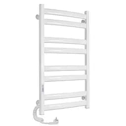 Электрический полотенцесушитель Laris Зебра Атлант ЧФ8 500x900 Е левый R3 77700098, Белый, Левое, Электронный