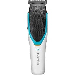 Машинка для стрижки Remington Power X Series X4, мережа+акум., насадок-3, сталь, біло-чорний