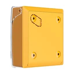Бездротова кнопка для активації пожежної тривоги вручну Ajax ManualCallPoint Yellow Jeweller (26-00664) - мініатюра 8