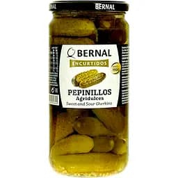Корнішони Bernal Pepinillos Agridulces кисло-солодкі 685 г