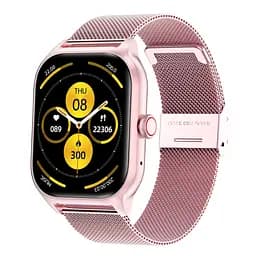 Смарт-годинник LEMFO LT10-Y12 сталевий ремінець Pink (16857)