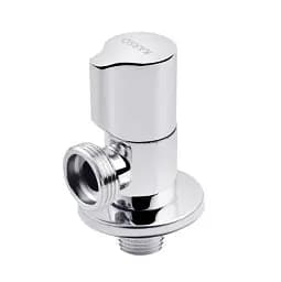 Кран приборный угловой Karro KR-3120 New латунь 1/2"х3/4" Хром 30412