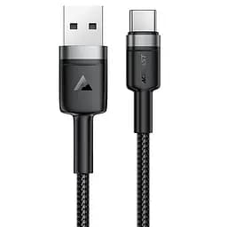 Дата кабель Acefast C22-04 USB to Type-C 60W (1.2m) Black