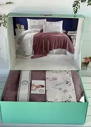 Постільна білизна з в’язаним пледом Murdum Romeo Home pbe0051435