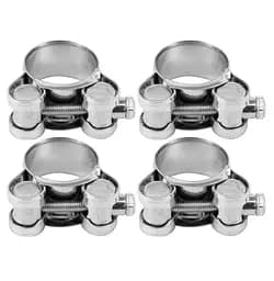 Хомут стальной с винтовым зажимом GBS W1 Vorel 19-21/18 мм 4 шт. (73787)