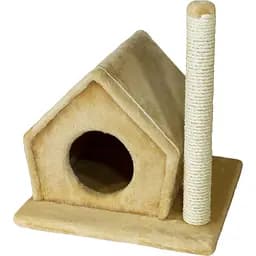 Когтеточка Lucky Pet Домик Фани, бежевая