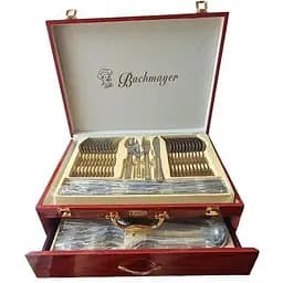 Набор столовых приборов Bachmayer BM-7881 на 12 персон в кейсе 72 предмета