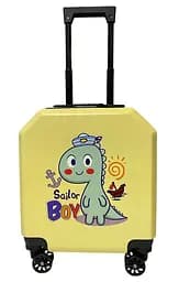 Дитяча валіза D01 sailor boy міні XS полікарбонат-ABS 45x37x24 см - мініатюра 5