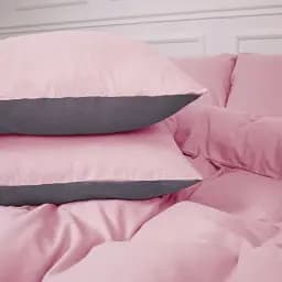 Комплект постільної білизни MirSon Ash grey-Pink 143x210 см сіро-рожевий (2200009660917) - мініатюра 6