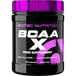 Амінокислоти Scitec Nutrition BCAA-X 180 капсул