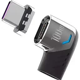 Перехідник кутовий Earldom Magnetic Adapter ET-OT59 Type-C/Type-C 100W