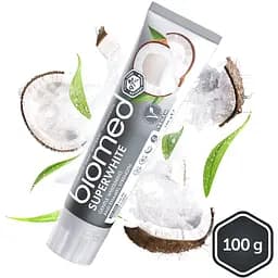 Зубна паста Biomed Superwhite Дбайливе відбілювання і зміцнення чутливої ​​емалі 100 г - мініатюра 8