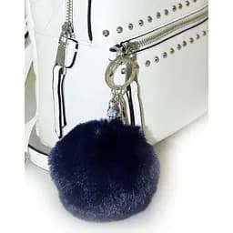 Брелок Yes з пушком Navy Fluffy, 9 см, чорний (558116) - мініатюра 2