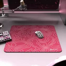 Ігровий килимок Attack Shark CM02 / 40*45 см / Pink Lines - мініатюра 4