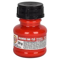 Туш для креслення Koh-i-Noor 20 г червона (1417004)