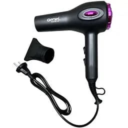 Фен для сушіння та укладання волосся Gemei GM-1786 з іонізацією 2400 Вт