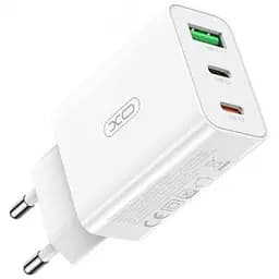 Зарядний пристрій XO L101 Quick charger 20 W (3 вихідних порти) білий