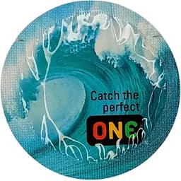 Презерватив One Catch the perfect Color Sensations голубой 1 шт. 