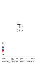 Стельовий світильник XIA PL LED COB 20W IP54 DG 4000K(SQ) (5.1.2) Redo 90032 - мініатюра 3