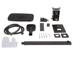 Душова система для душу Qtap Gemini Gunmetal Black PVD прихованого монтажу QTGEM113GMB45698 - мініатюра 12