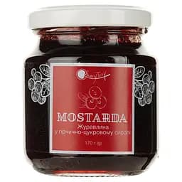 Мостарда Cherry Twig Клюква в горчично-сахарном сиропе 170 г (923510)