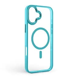 Чехол Apple iPhone 16 Plus, Unit MagSafe, зеленый, прозрачный, магсейф, противоударный, магнитный, панель-накладка с поддержкой MagSafe, с поддержкой беспроводной зарядки, TPU+PC, защита всего корпуса, ударопрочный, ArmorStandart (ARM79292) - мініатюра 2
