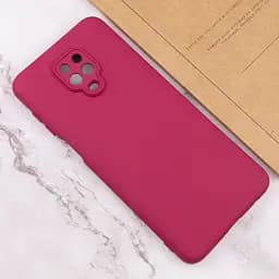 Чохол TPU Getman Liquid Silk Full Camera для Xiaomi Redmi Note 9s / Note 9 Pro / Note 9 Pro Max Бордовий / Marsala - мініатюра 4