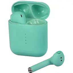 Навушники бездротові TWS V8 вкладки turquoise