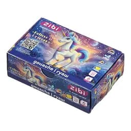 Фарби гуашеві Unicorn, 6 кольорів, 20 мл, картонна коробка