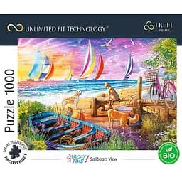 Пазли Trefl Безмежна колекція: Вид на вітрильники 1000 елементів (10697) - мініатюра 3