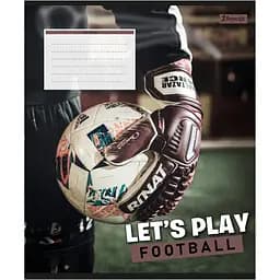Набір зошитів 1 Вересня Let's play football А5 18 аркушів у лінію 25 шт. (768751) - мініатюра 3