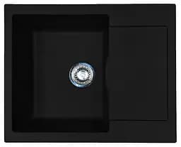 Кухонна мийка Adamant MINIMAL антрацит 615x495x200 мм, з крилом 61,5 см