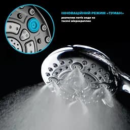 Душовий набір Drop MULTI120B+SET (лійка для душу + шланг + кріплення) - мініатюра 4